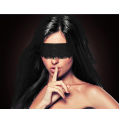 Черная кружевная маска Mystere Lace Mask