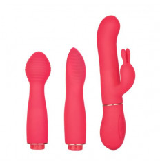 Коралловый вибратор с 3 сменными стволами Dynamic Trio
