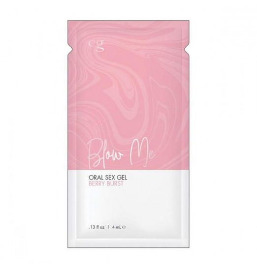 Пробник геля для орального секса с ягодным вкусом - 4 мл.