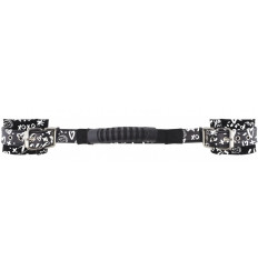 Черные наручники с рисунком Love Street Art Fasion