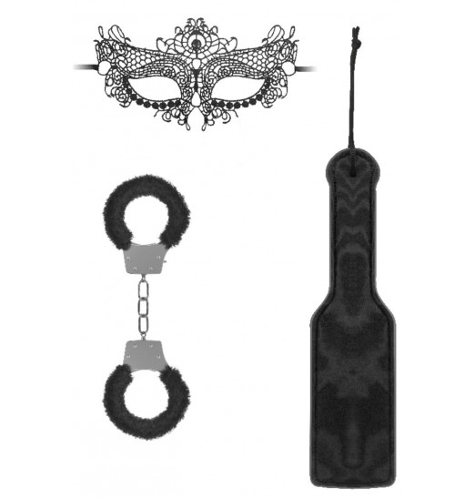 Черный игровой набор Introductory Bondage Kit №4