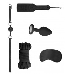 Черный игровой набор Introductory Bondage Kit №5