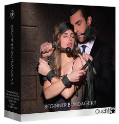 Черный игровой набор Beginners Bondage Kit