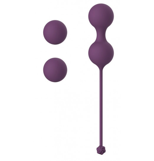 Набор фиолетовых вагинальных шариков Love Story Diva