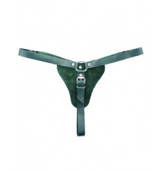 Изумрудные трусики с кольцом для страпона Ladys Arsenal
