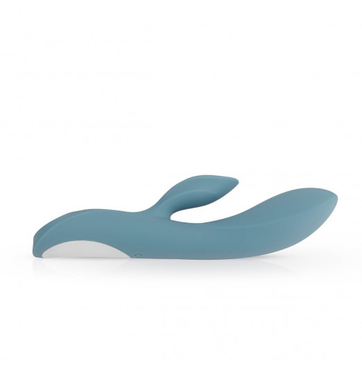 Вибратор с клиторальным стимулятором The Violet Rabbit Vibrator - 20 см.