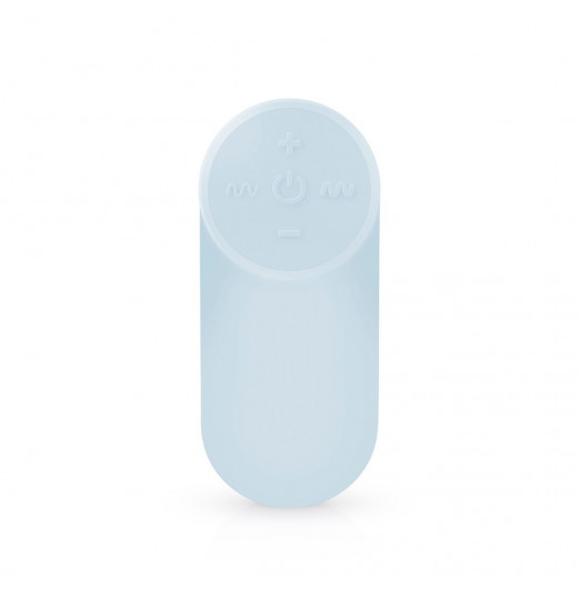 Нежно-голубое виброяйцо LUV EGG с пультом ДУ