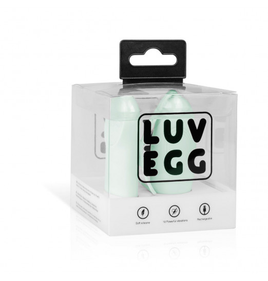 Мятное виброяйцо LUV EGG с пультом ДУ Мятное виброяйцо LUV EGG с пультом ДУ