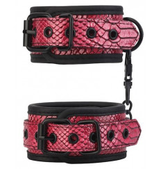 Розово-черные наручники HAND CUFFS