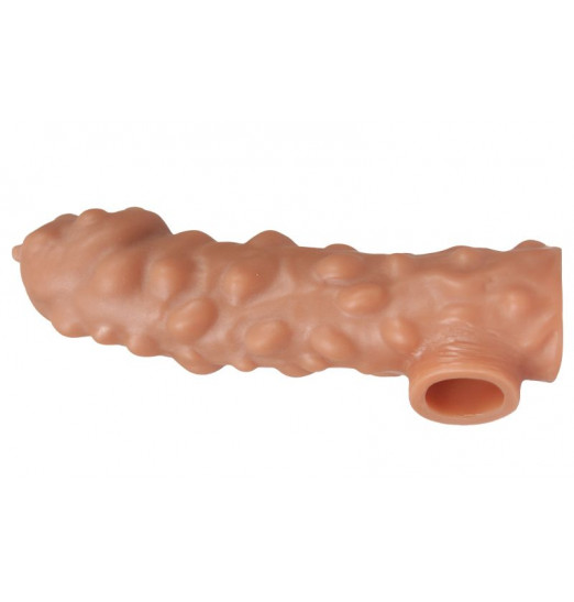 Насадка на фаллос с крупными бугорками EXTREME SLEEVE - 17,6 см.