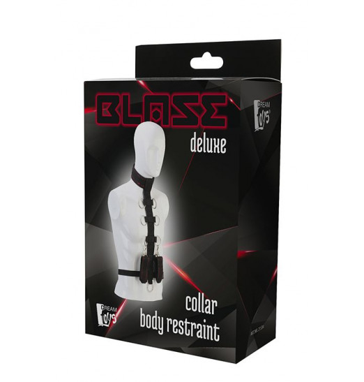 Черный шейный воротник и манжеты на запястья COLLAR BODY RESTRAINT