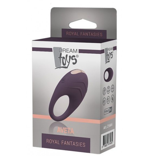 Фиолетовое эрекционное виброкольцо AVETA