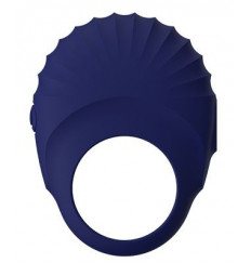 Синее эрекционное виброкольцо PALLAS