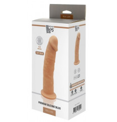 Телесный фаллоимитатор на присоске DILDO 7.5INCH - 19 см.