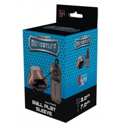 Стимулирующая насадка для мошонки DUAL POWER BALL PLAY SLEEVE