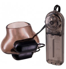 Стимулирующая насадка для мошонки DUAL POWER BALL PLAY SLEEVE