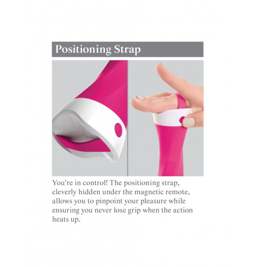 Розовый вибромассажер со сменной присоской Wall Banger Deluxe - 19 см.