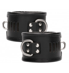 Черные поножи Restraint Ankle Cuff With Padlock