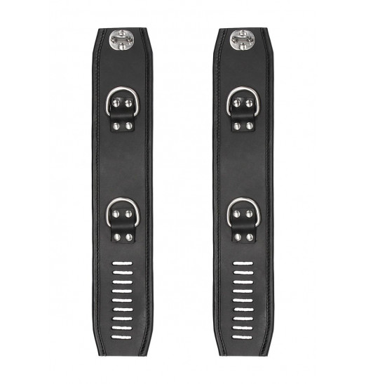 Черные поножи Restraint Ankle Cuff With Padlock