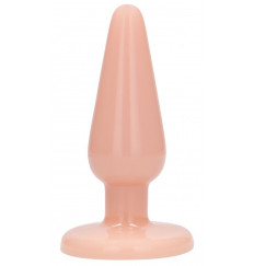 Телесная коническая анальная пробка Basic 5 Inch - 12,7 см.