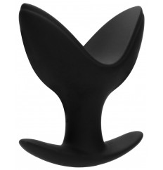 Черная анальная пробка-эспандер Split 5 - 10,3 см.