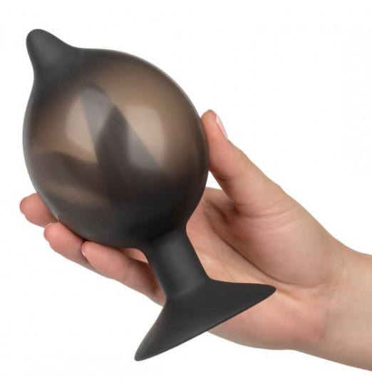 Расширяющаяся анальная пробка со съемным шлангом Medium Silicone Inflatable Plug - 10,75 см. Расширяющаяся анальная пробка со съемным шлангом Medium Silicone Inflatable Plug - 10,75 см.