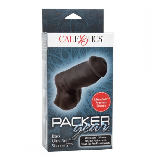 Чернокожий фаллоимитатор для ношения Packer Gear Ultra-Soft Silicone STP Packer