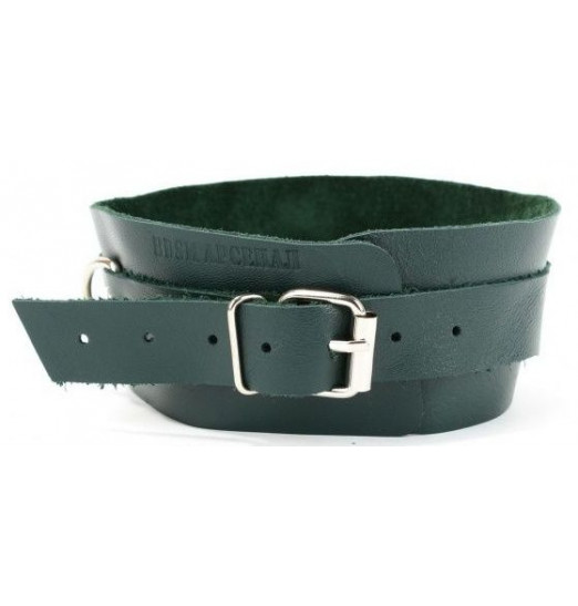 Изумрудный ошейник Ladys Arsenal на регулируемом ремешке