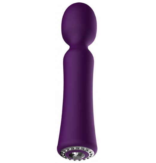 Фиолетовый универсальный массажер Wand Pearl - 20 см.