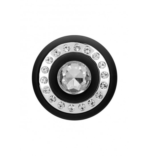 Черный классический вибромассажер Jewel - 19,5 см. Черный классический вибромассажер Jewel - 19,5 см.