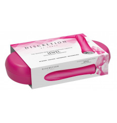 Розовый классический вибромассажер Jewel - 19,5 см.