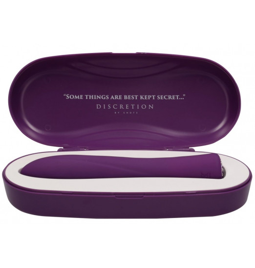 Фиолетовый классический вибромассажер Jewel - 19,5 см. Фиолетовый классический вибромассажер Jewel - 19,5 см.