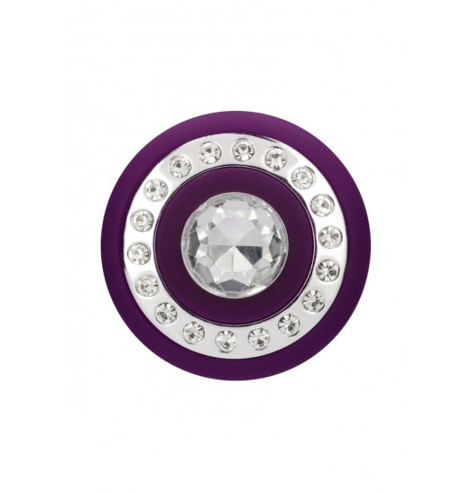 Фиолетовый классический вибромассажер Jewel - 19,5 см. Фиолетовый классический вибромассажер Jewel - 19,5 см.