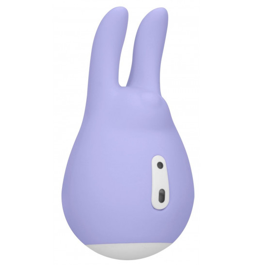 Фиолетовый клиторальный стимулятор Love Bunny - 9,4 см.