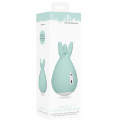 Зеленый клиторальный стимулятор Luscious с тремя отростками