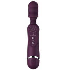 Фиолетовый универсальный массажер Silicone Massage Wand - 20 см.