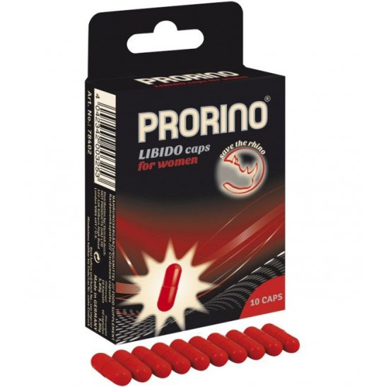 БАД для женщин ero black line PRORINO Libido Caps - 10 капсул БАД для женщин ero black line PRORINO Libido Caps - 10 капсул