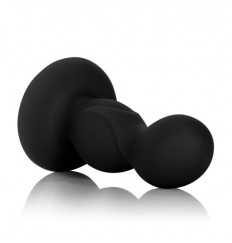 Черный анальный стимулятор Silicone Back End Play - 10,75 см.