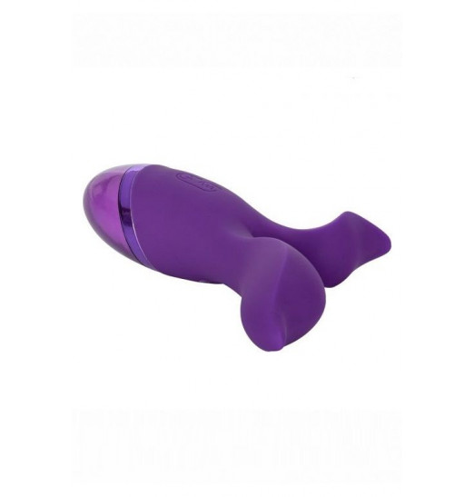 Фиолетовый раздвоенный вибромассажер Aura Duo Фиолетовый раздвоенный вибромассажер Aura Duo