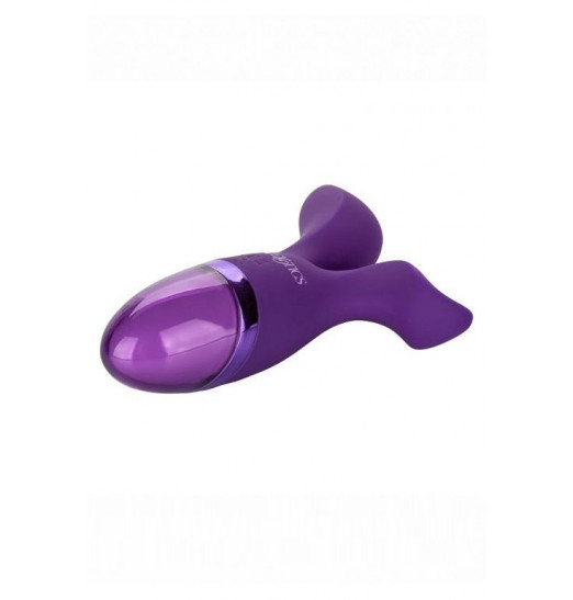 Фиолетовый раздвоенный вибромассажер Aura Duo Фиолетовый раздвоенный вибромассажер Aura Duo