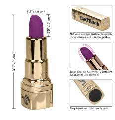 Мини-вибратор в виде тюбика помады Naughty Bits Bad Bitch Lipstick Vibrator
