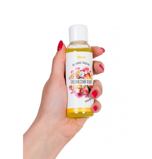 Массажное масло для поцелуев Тропический флирт с ароматом экзотических фруктов - 100 мл. Массажное масло для поцелуев Тропический флирт с ароматом экзотических фруктов - 100 мл.