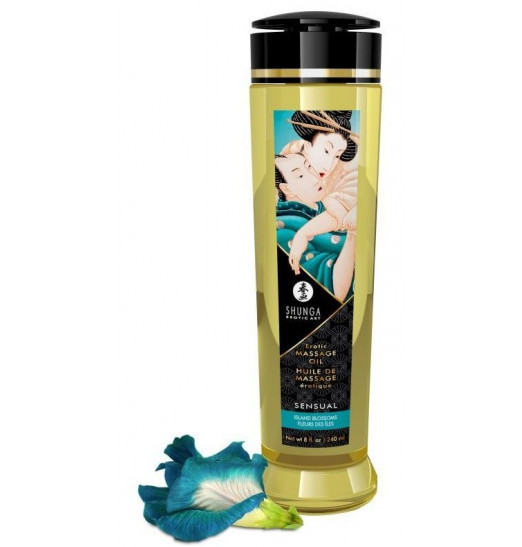 Массажное масло Sensual с цветочным ароматом - 240 мл.