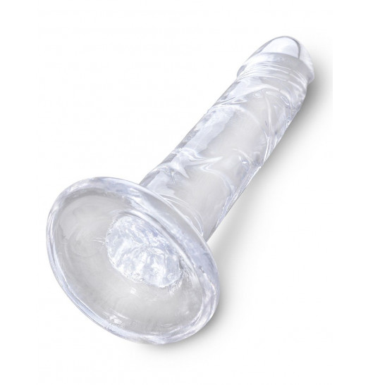 Прозрачный фаллоимитатор King Cock Clear 6 Cock - 18,4 см.