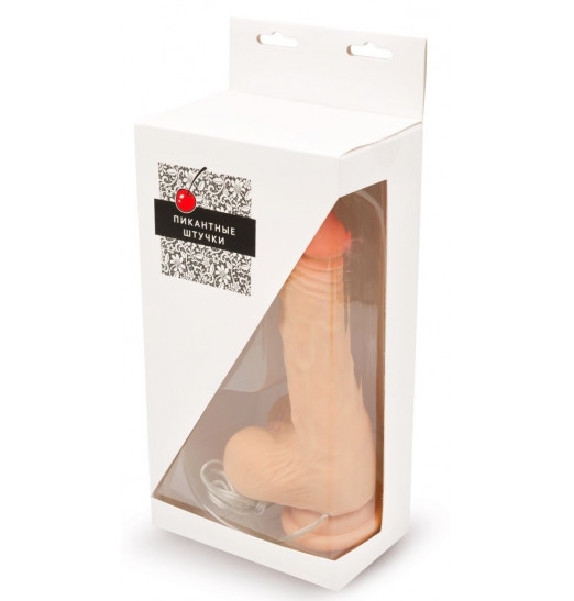 Телесный реалистичный ротатор - 22 см.