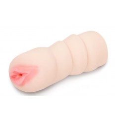 Телесный мастурбатор-вагина с рельефом