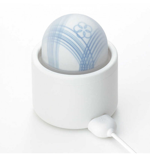 Белый вибромассажёр Temari Mizu