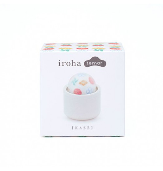 Белый вибромассажёр Temari Kaze