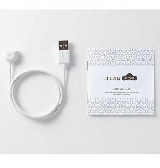 Белый вибромассажёр Temari Hana