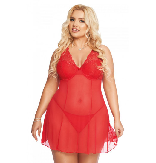 Полупрозрачная сорочка Berta Полупрозрачная сорочка Berta